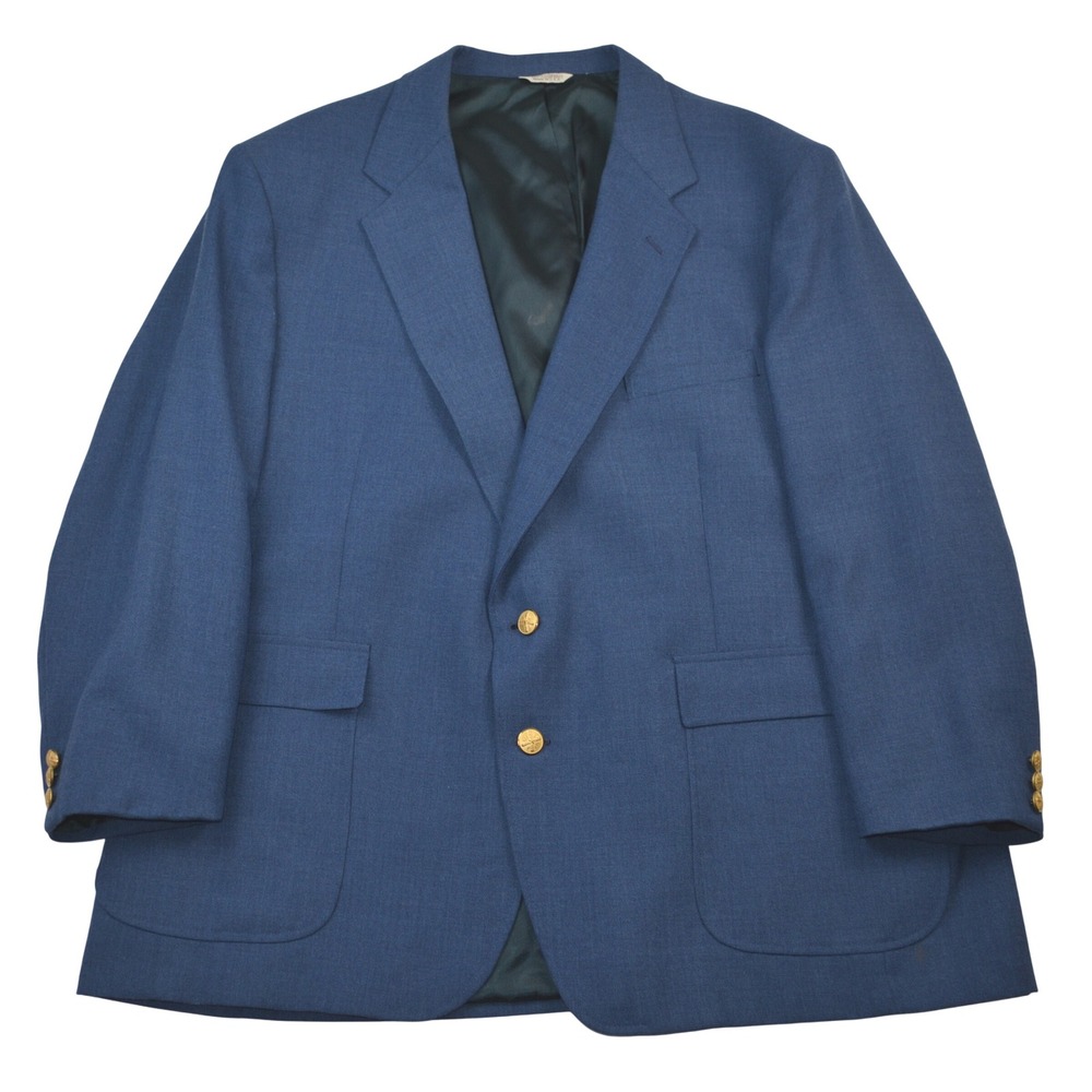 Classic Men's Blue Blazer with Gold Buttons
